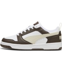 Buty męskie Puma Rebound V6 Low White Brown Beige 392328 31