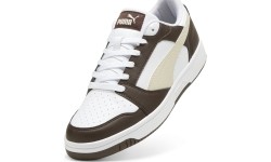 Buty męskie Puma Rebound V6 Low White Brown Beige 392328 31