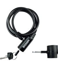 Zamek BONIN // zamek kablowy, z kluczem, z uchwytem, 6 x 1000 mm