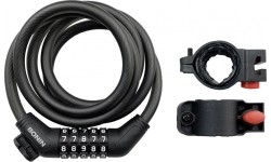 Zamek BONIN // zamek kablowy, szyfrowy, z uchwytem, 10 x 1500 mm
