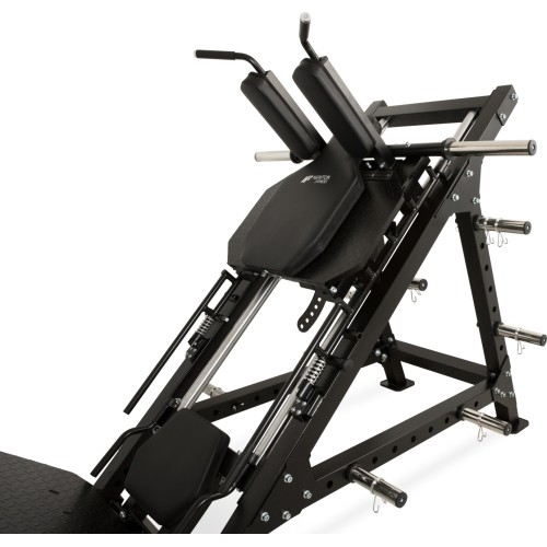 Newton Fitness Black Series BLK-875 suwnica na nogi i hack squat