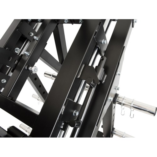 Newton Fitness Black Series BLK-875 suwnica na nogi i hack squat