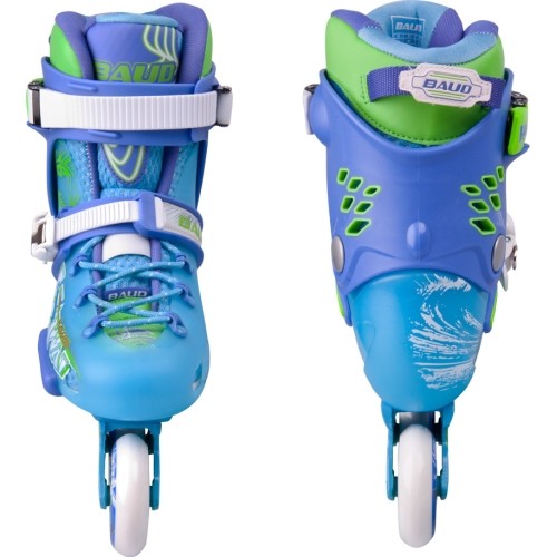 Stałe rolki Baud BD276 - Fioletowy-Żółty