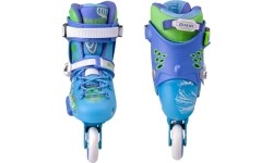 Stałe rolki Baud BD276 - Fioletowy-Żółty