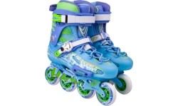 Stałe rolki Baud BD276 - Fioletowy-Żółty