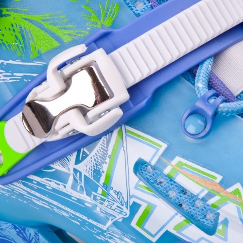 Stałe rolki Baud BD276 - Fioletowy-Żółty