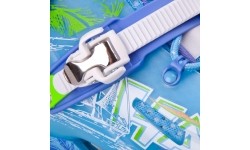 Stałe rolki Baud BD276 - Fioletowy-Żółty