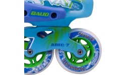 Stałe rolki Baud BD276 - Fioletowy-Żółty