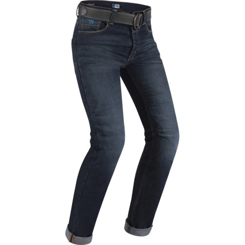 Damskie jeansy motocyklowe PMJ Legend Lady - Niebieski