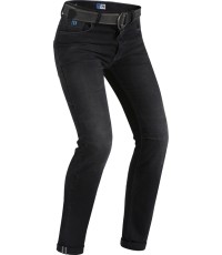 Damskie jeansy motocyklowe PMJ Legend Lady - Czarny