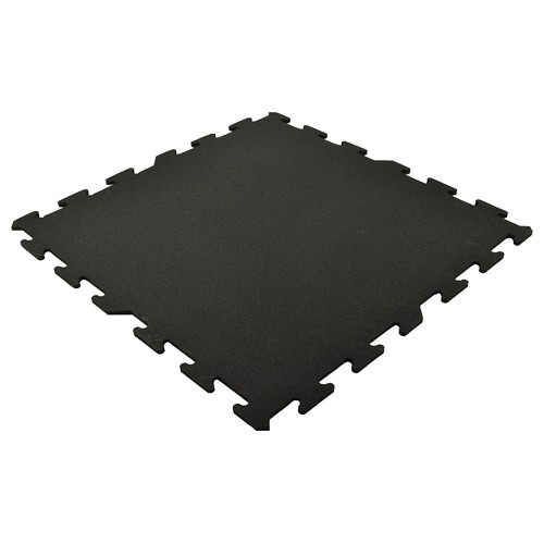 Gumowe płytki z bazą Standard - Puzzle, Czarne