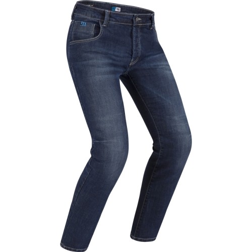 Męskie dżinsy motocyklowe PMJ Rider New - Blue