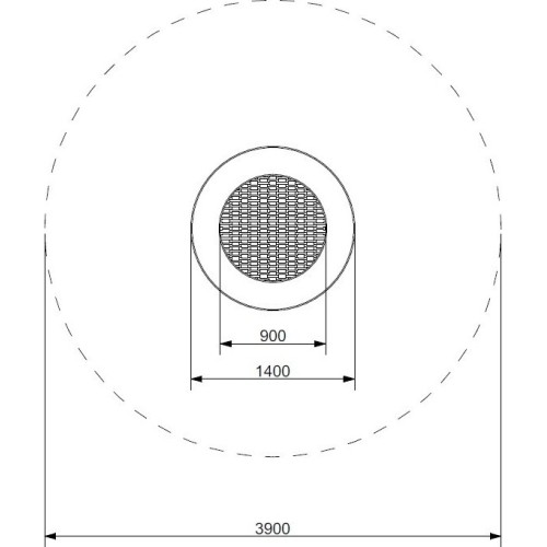 Trampolina Inter-Play Rado 140 cm