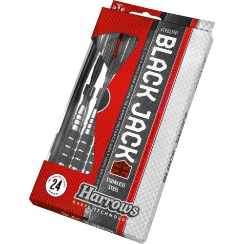 Rzutki do dartów Harrows Black Jack 9183 Steeltip 3x24g