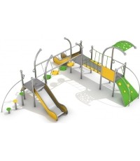 Zestaw wspinaczkowy na plac zabaw Inter-Play Dometo 3-1