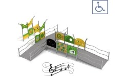 Zestaw na plac zabaw dla osób na wózkjach inwalidzkich Inter-Play Kajo 2