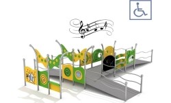 Zestaw na plac zabaw dla osób na wózkjach inwalidzkich Inter-Play Kajo 2