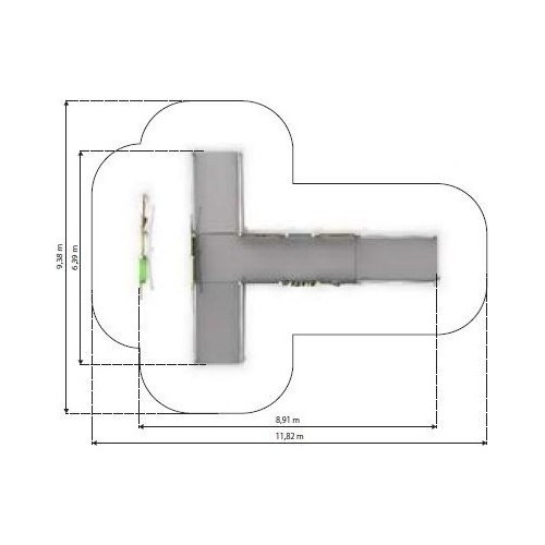 Zestaw na plac zabaw dla osób na wózkjach inwalidzkich Inter-Play Kajo 2