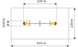 Huśtawka równoważnia na plac zabaw Inter-Play Balancilo 1
