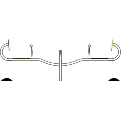 Huśtawka równoważnia na plac zabaw Inter-Play Balancilo 2