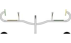 Huśtawka równoważnia na plac zabaw Inter-Play Balancilo 2