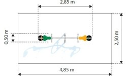 Huśtawka równoważnia na plac zabaw Inter-Play Balancilo 2