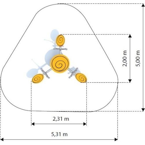 Bujak na sprężynie Inter-Play Sidi 3