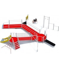 Zestaw integracyjny na plac zabaw dla osób na wózkach inwalidzkich Inter-Play Centaur