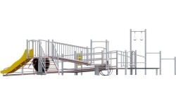 Zestaw integracyjny na plac zabaw dla osób na wózkach inwalidzkich Inter-Play Centaur