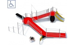 Zestaw integracyjny na plac zabaw dla osób na wózkach inwalidzkich Inter-Play Centaur