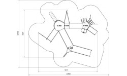 Zestaw integracyjny na plac zabaw dla osób na wózkach inwalidzkich Inter-Play Centaur