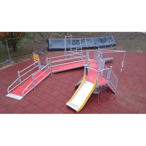 Zestaw integracyjny na plac zabaw dla osób na wózkach inwalidzkich Inter-Play Centaur