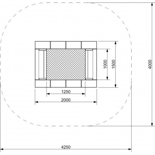 Trampolina Inter-Play Orta-I 150 x 200
