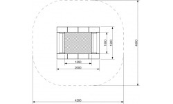 Trampolina Inter-Play Orta-I 150 x 200