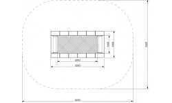 Trampolina Inter-Play Orta-I 150 x 300