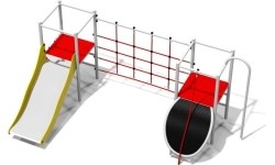 Zestaw wspinaczkowy na plac zabaw Inter-Play Daisy