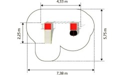 Zestaw wspinaczkowy na plac zabaw Inter-Play Daisy