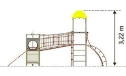 Zestaw wspinaczkowy na plac zabaw Inter-Play Gerbera