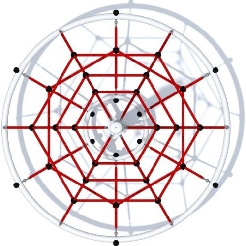 Siatka wspinaczkowa na plac zabaw Inter-Play Aster