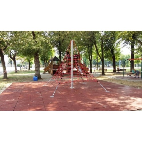 Konstrukcja linowa na plac zabaw Inter-Play Mt. Rosa