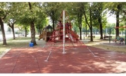 Konstrukcja linowa na plac zabaw Inter-Play Mt. Rosa