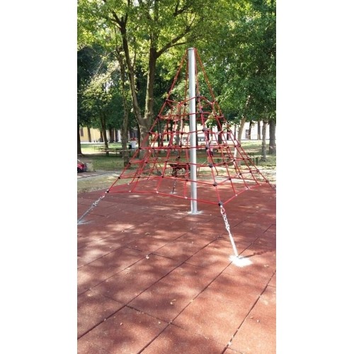 Konstrukcja linowa na plac zabaw Inter-Play Mt. Rosa