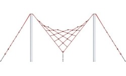 Siatka wspinaczkowa na plac zabaw Inter-Play Mt. Rysy