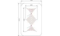 Siatka wspinaczkowa na plac zabaw Inter-Play Mt. Rysy
