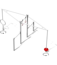 Zestaw wspinaczkowy na plac zabaw Inter-Play Cetus