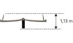 Huśtawka równoważnia na plac zabaw Inter-Play Snake