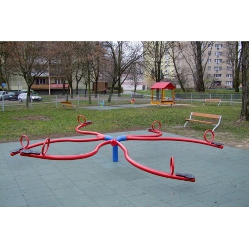 Zestaw huśtawek równoważni na plac zabaw Inter-Play Octopus