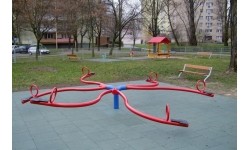 Zestaw huśtawek równoważni na plac zabaw Inter-Play Octopus