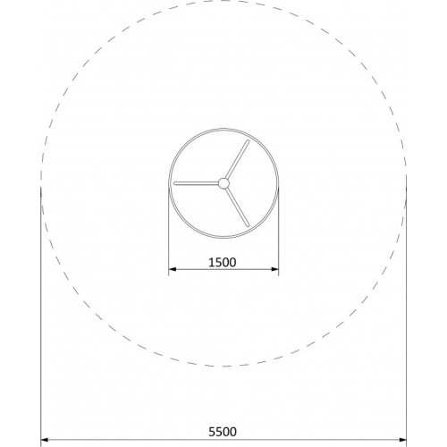 Karuzela na plac zabaw Inter-Play Leste
