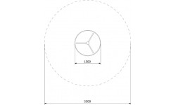 Karuzela na plac zabaw Inter-Play Leste